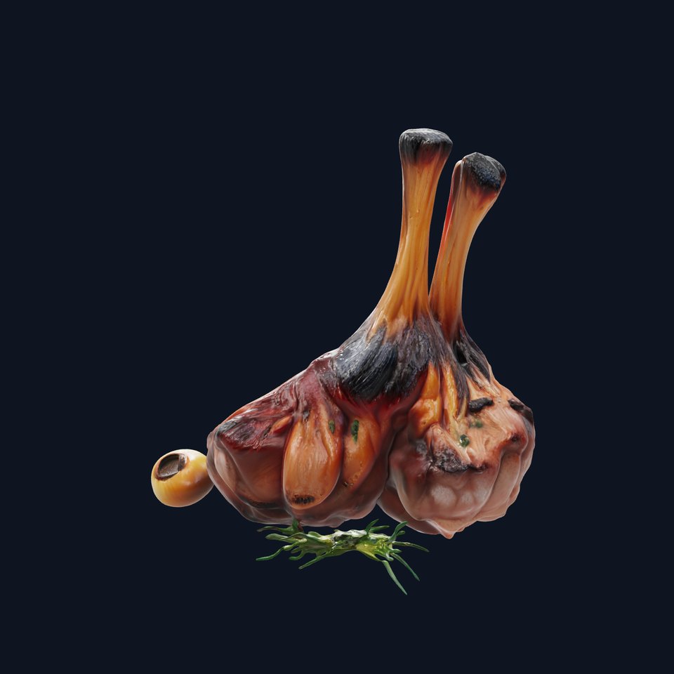 Rack of Lamb with Herbs model pack